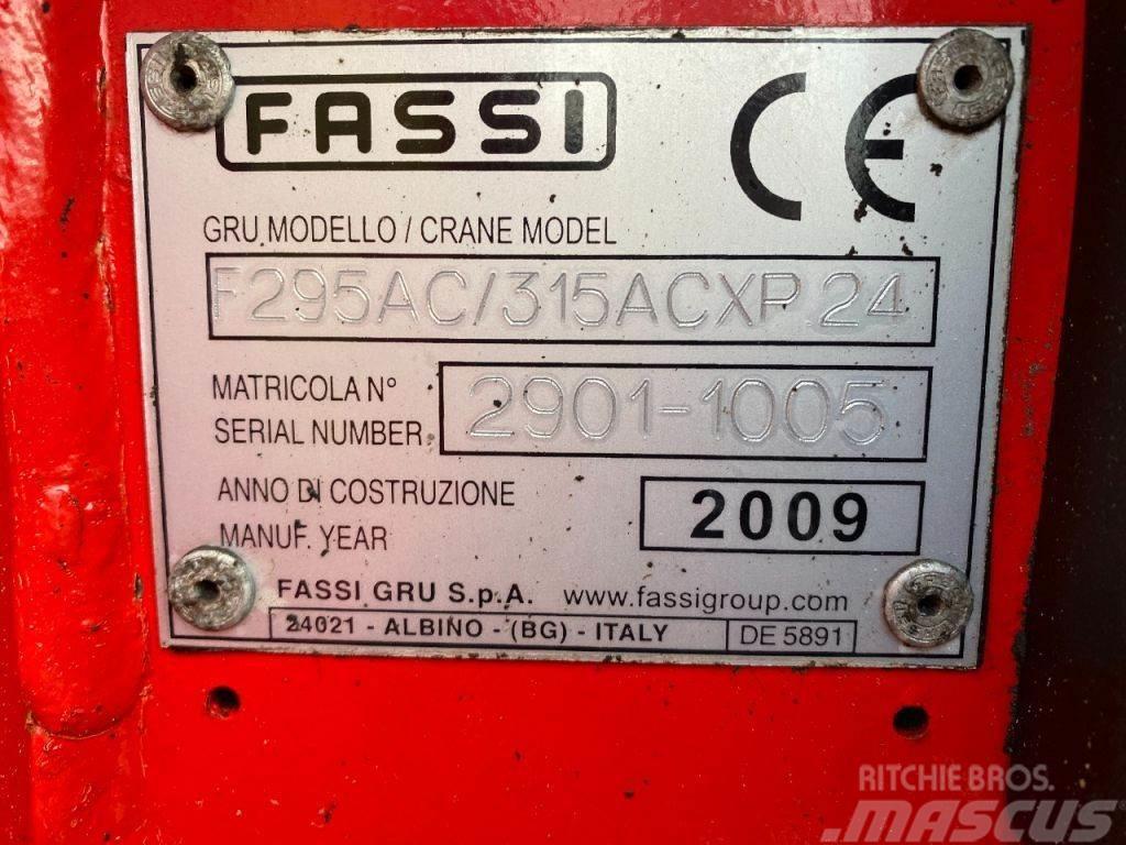 Fassi F315 A.24 + REMOTE + 4X OUTRIGGER F315ACXP.24 Styckegodskranar