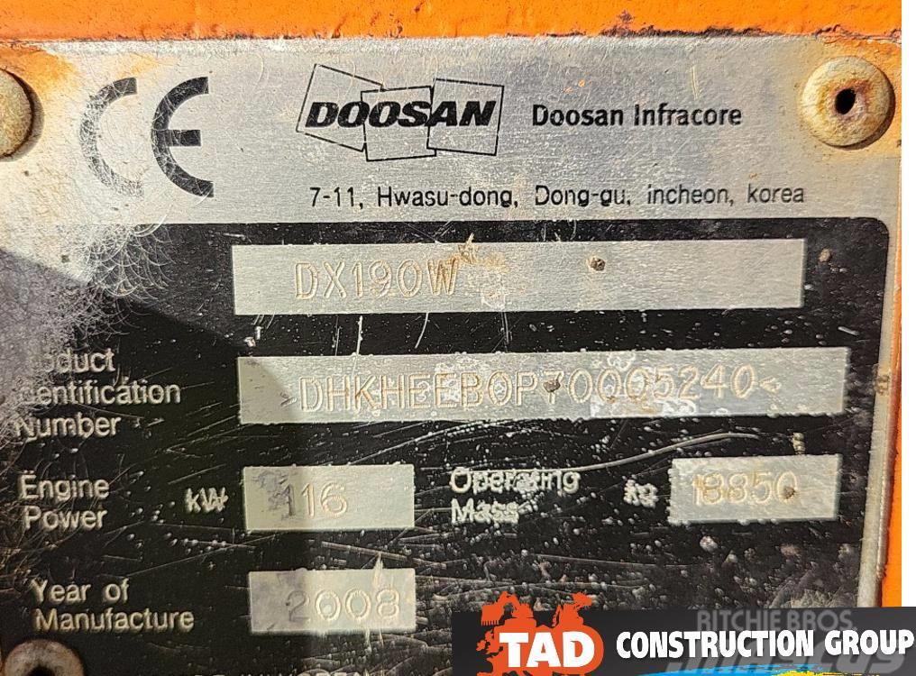 Doosan DX 190 W Hjulgrävare
