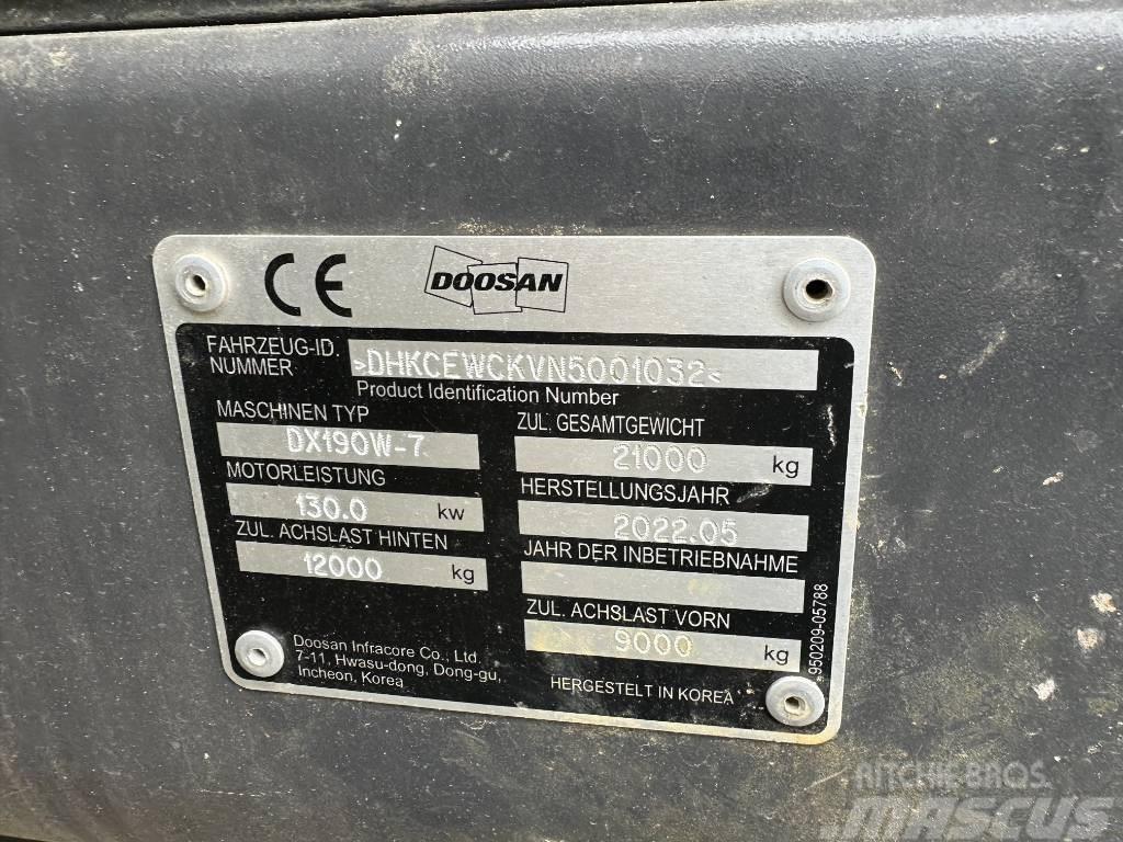 Doosan DX 190 W-7 Hjulgrävare