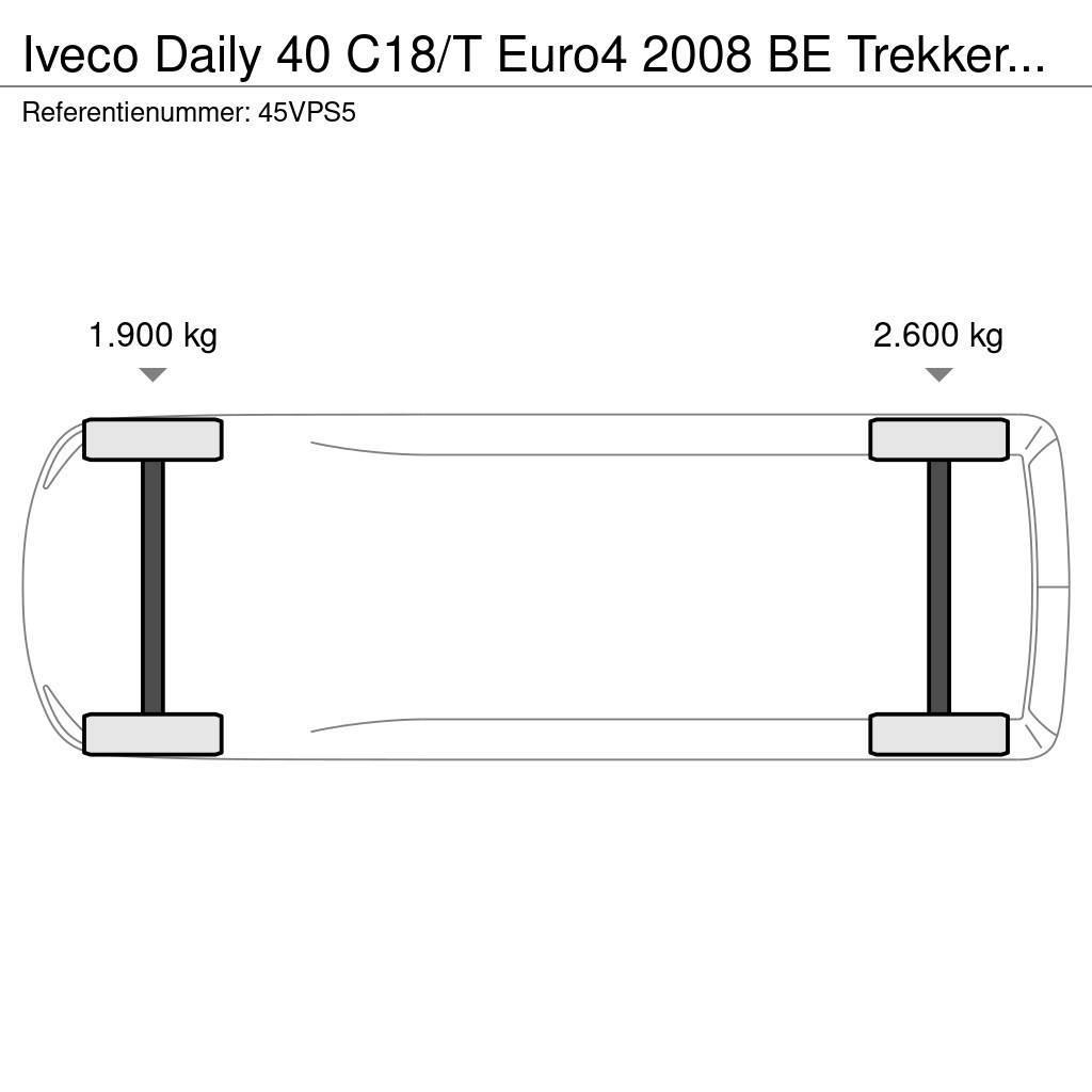 Iveco Daily 40 C18/T Euro4 2008 BE Trekker Alle inruil m Övriga bilar