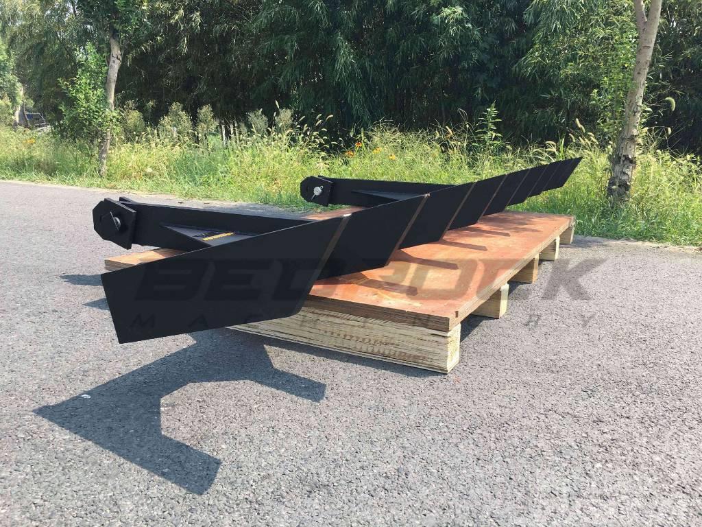 Bedrock 10 ft Universal Stickrake fits on Bulldozer Övrigt