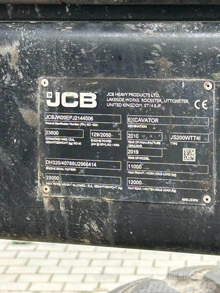 JCB JS 200 W Hjulgrävare