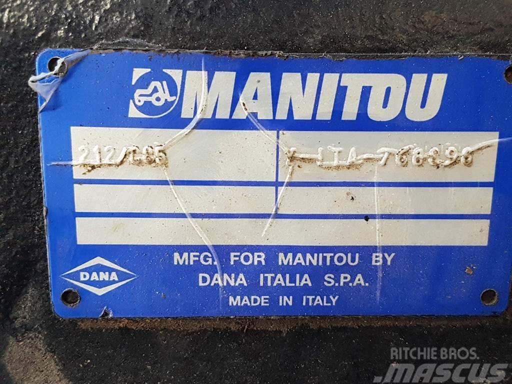 Manitou MLT1040-Spicer Dana 212/C85-Axle/Achse/As Hjulaxlar