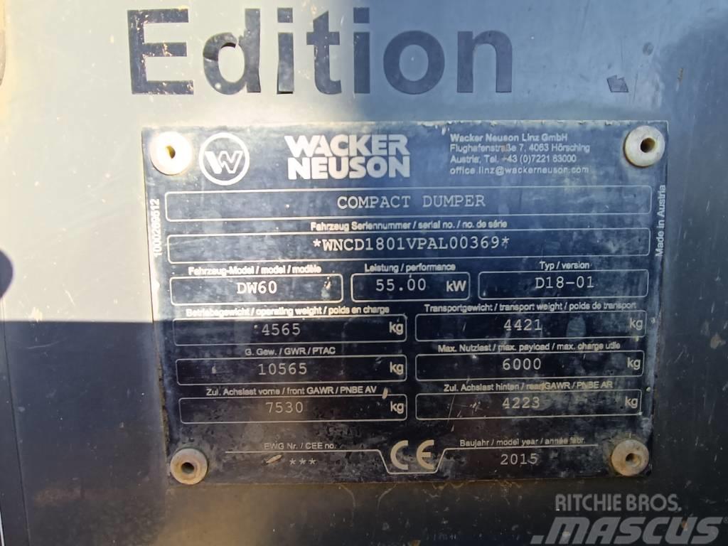 Wacker Neuson DW 60 Minidumprar