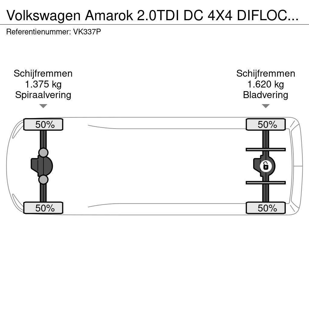 Volkswagen Amarok 2.0TDI DC 4X4 DIFLOCK origional 95 TKM Flakbilar/Pickuper