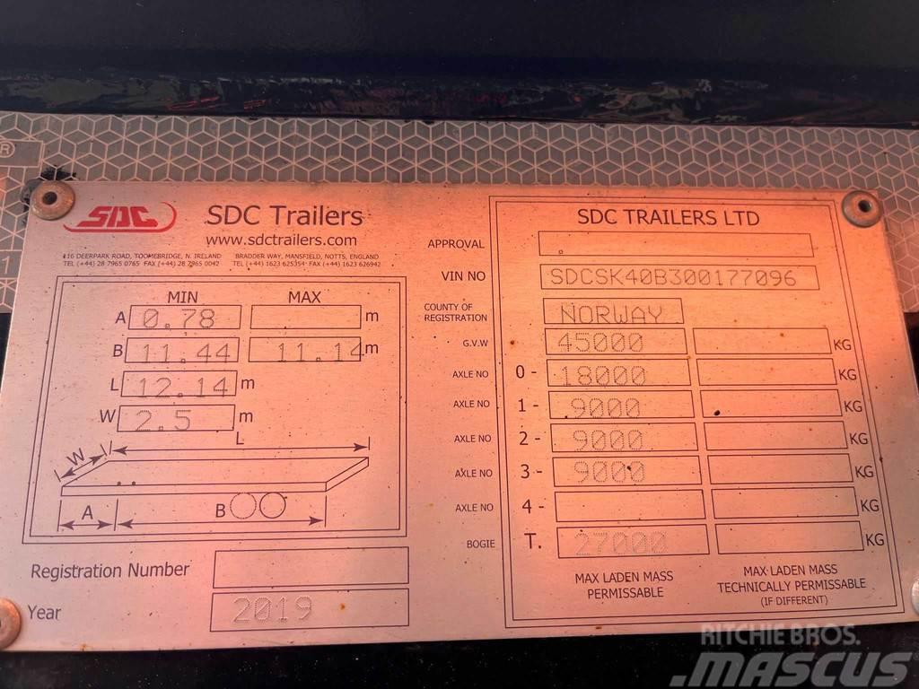 SDC TRAILERS Semitrailer Containertrailer