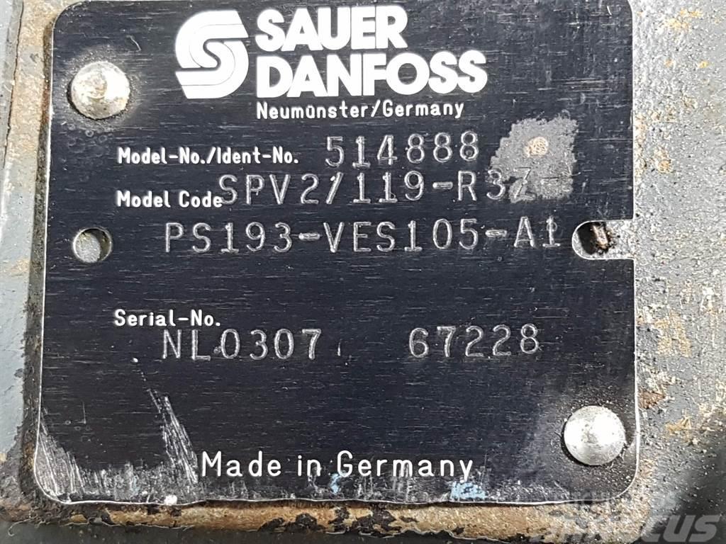 Sauer Danfoss SPV2/119-R3Z-PS193 - 514888 - Drive pump/Fahrpumpe Hydraulik