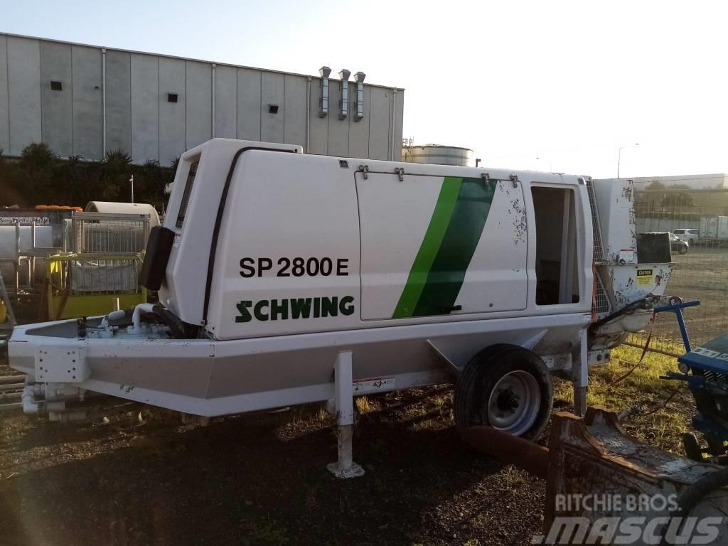 Schwing SP 2800 E Lastbilar med betongpump