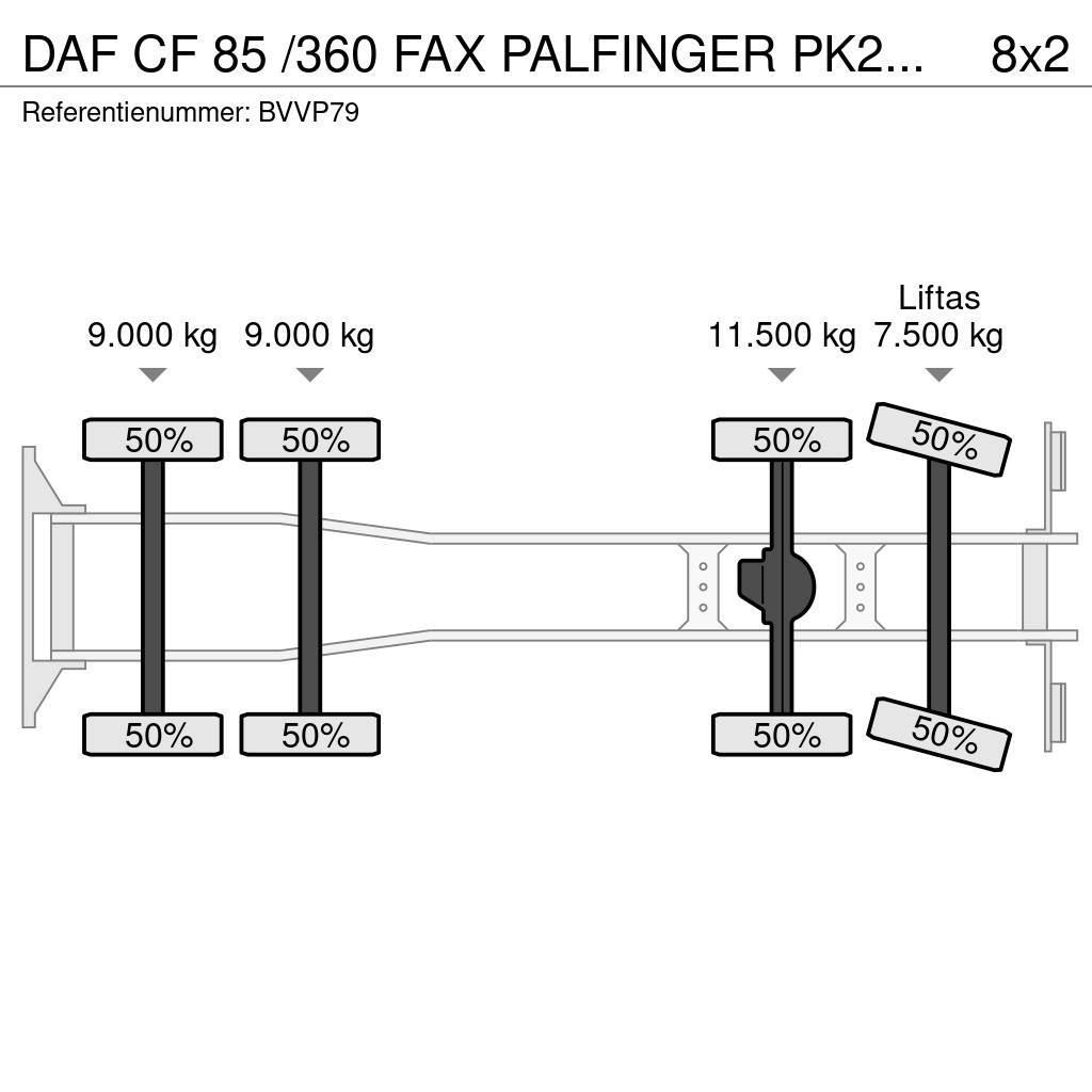 DAF CF 85 /360 FAX PALFINGER PK27002!!HOOGWERKER/SKYWO Allterrängkranar