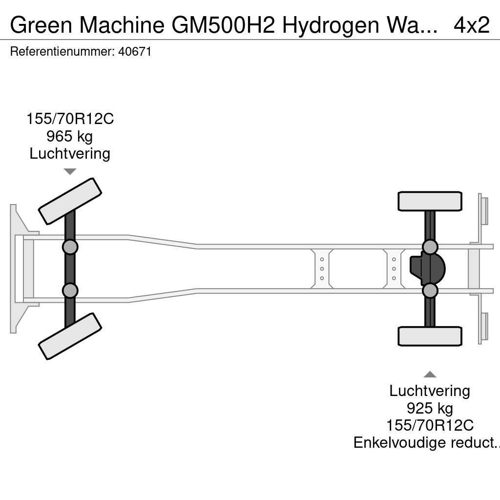 Green Machines GM500H2 Hydrogen Waterstof Sweeper Sopmaskiner