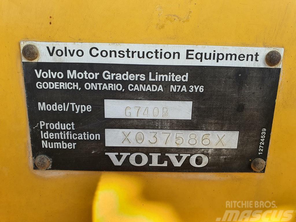 Volvo G 740 B PARTS Väghyvlar