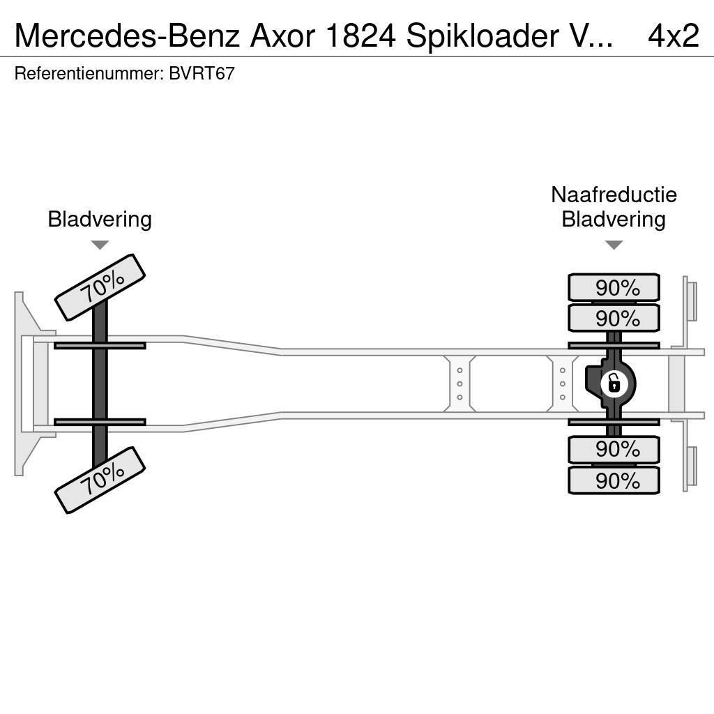 Mercedes-Benz Axor 1824 Spikloader VDL Euro5 Valid inspection 1- Liftdumperbilar
