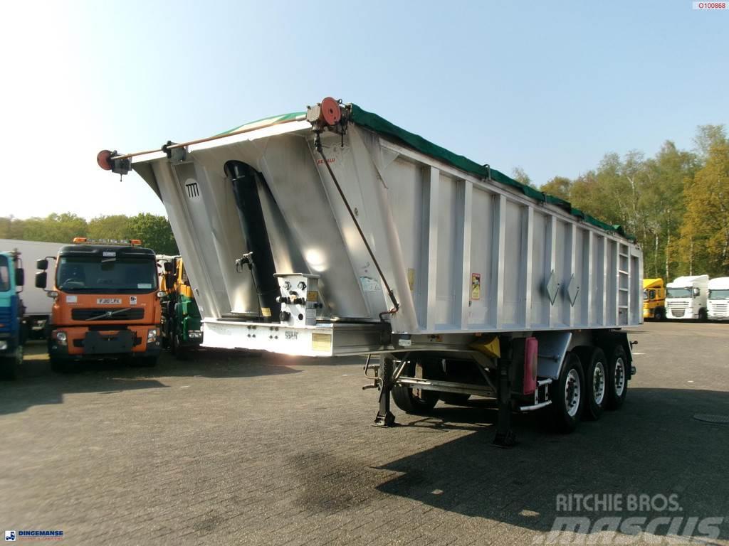 Benalu Tipper trailer alu 25 m3 + tarpaulin Tipptrailer