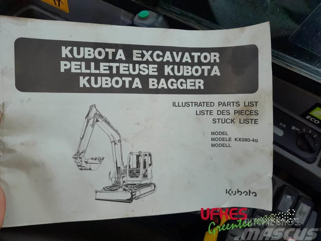 Kubota KX080-4 Alpha Midigrävmaskiner 7t - 12t