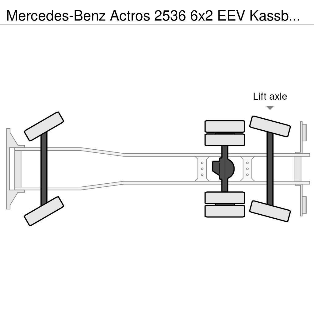 Mercedes-Benz Actros 2536 6x2 EEV Kassbohrer 18900L Tankwagen Be Tankbilar