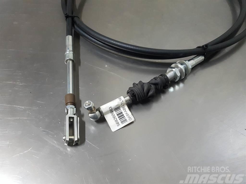 Terex TL160-5692609963-Throttle cable/Gaszug/Gaskabel Chassi och upphängning