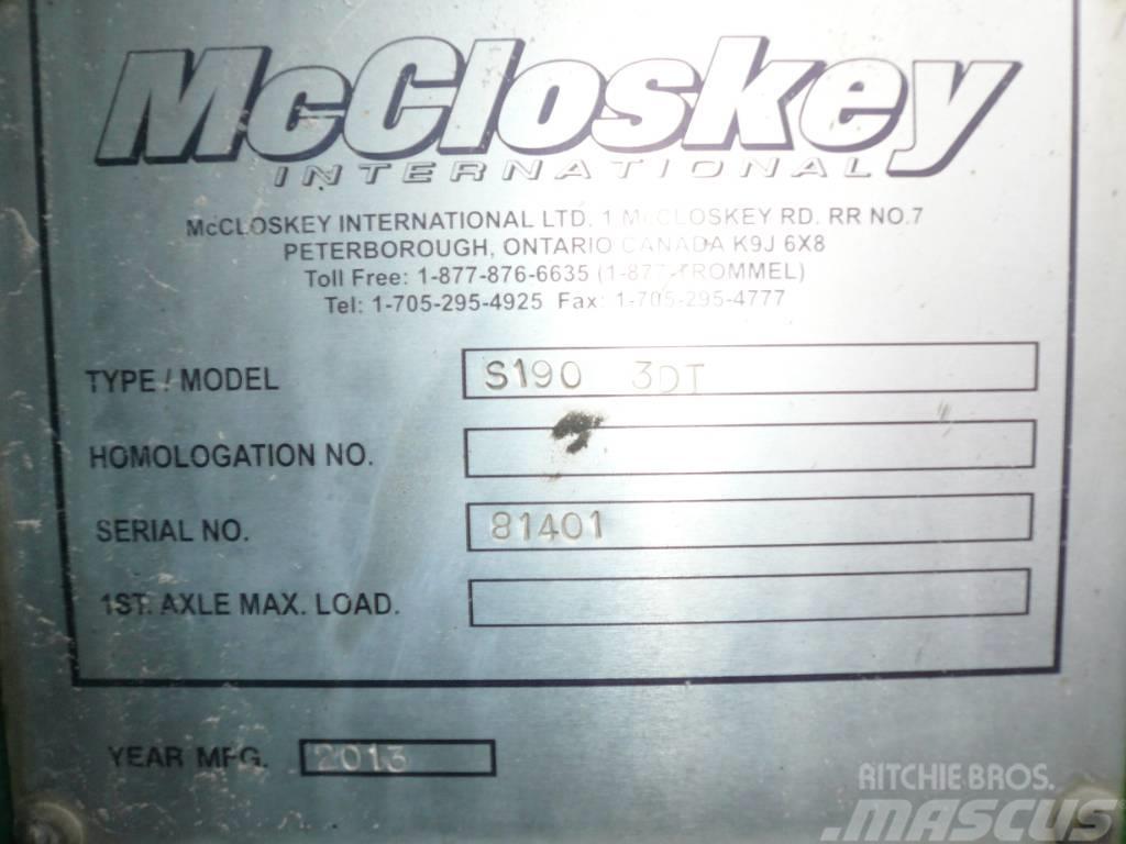McCloskey S190 3D Mobila sorteringsverk