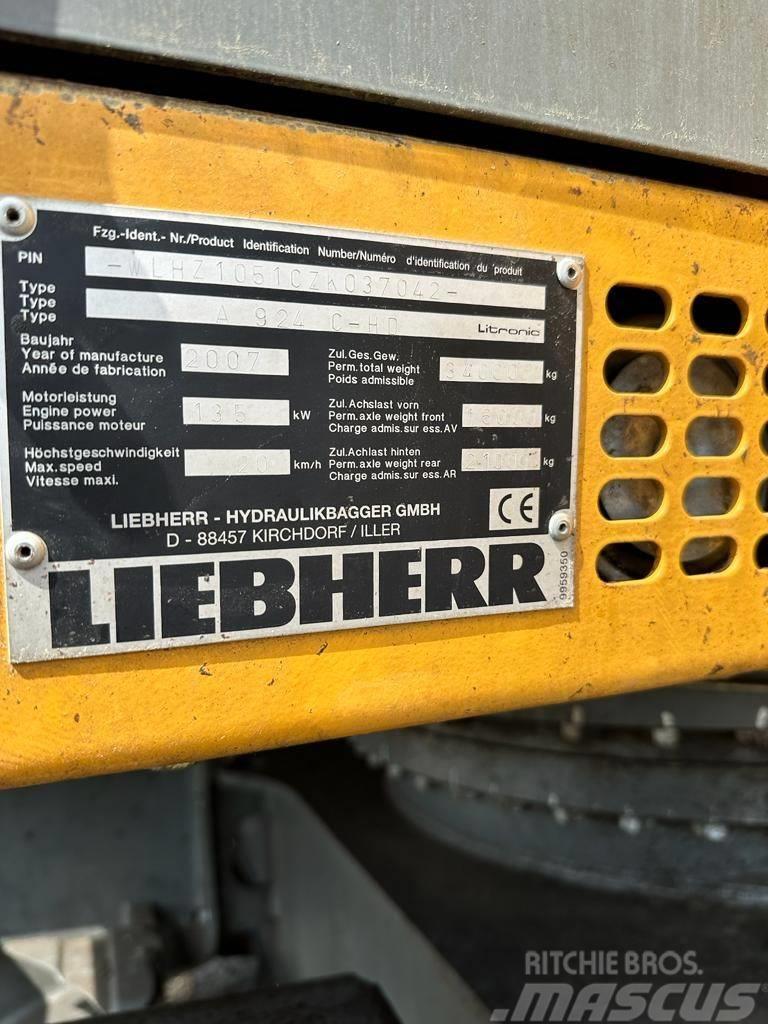Liebherr A 924C-HD Hjulgrävare