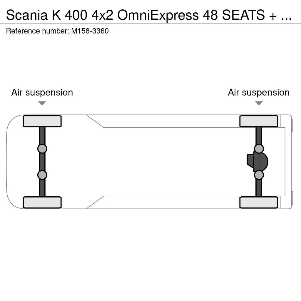 Scania K 400 4x2 OmniExpress 48 SEATS + 9 STANDING / EURO Linjebussar
