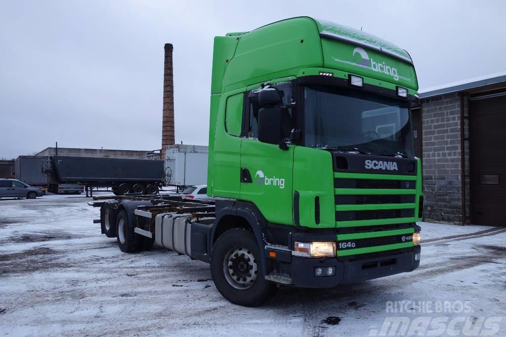 Scania R164 GB6X2NB 480 Växelflak-/Containerbilar