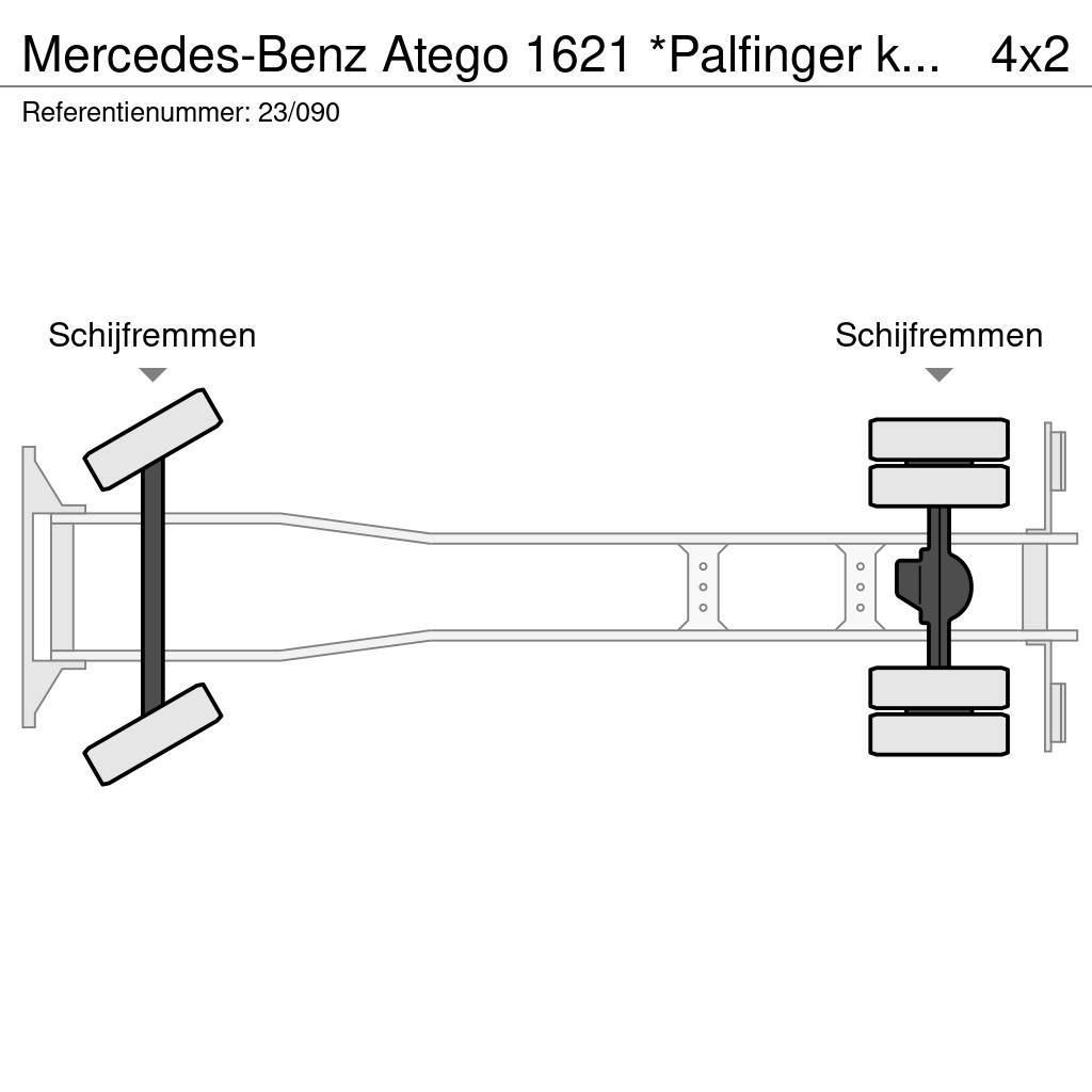 Mercedes-Benz Atego 1621 *Palfinger kraan*Containersysteem*lucht Lastväxlare/Krokbilar