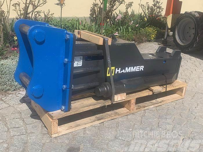 Hammer HM500 mit Martin M10 Hydraulikhammer Hydraulhammare