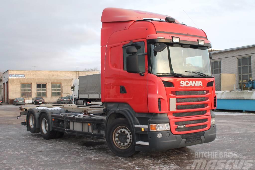 Scania R480 LB6X2HNB Växelflak-/Containerbilar