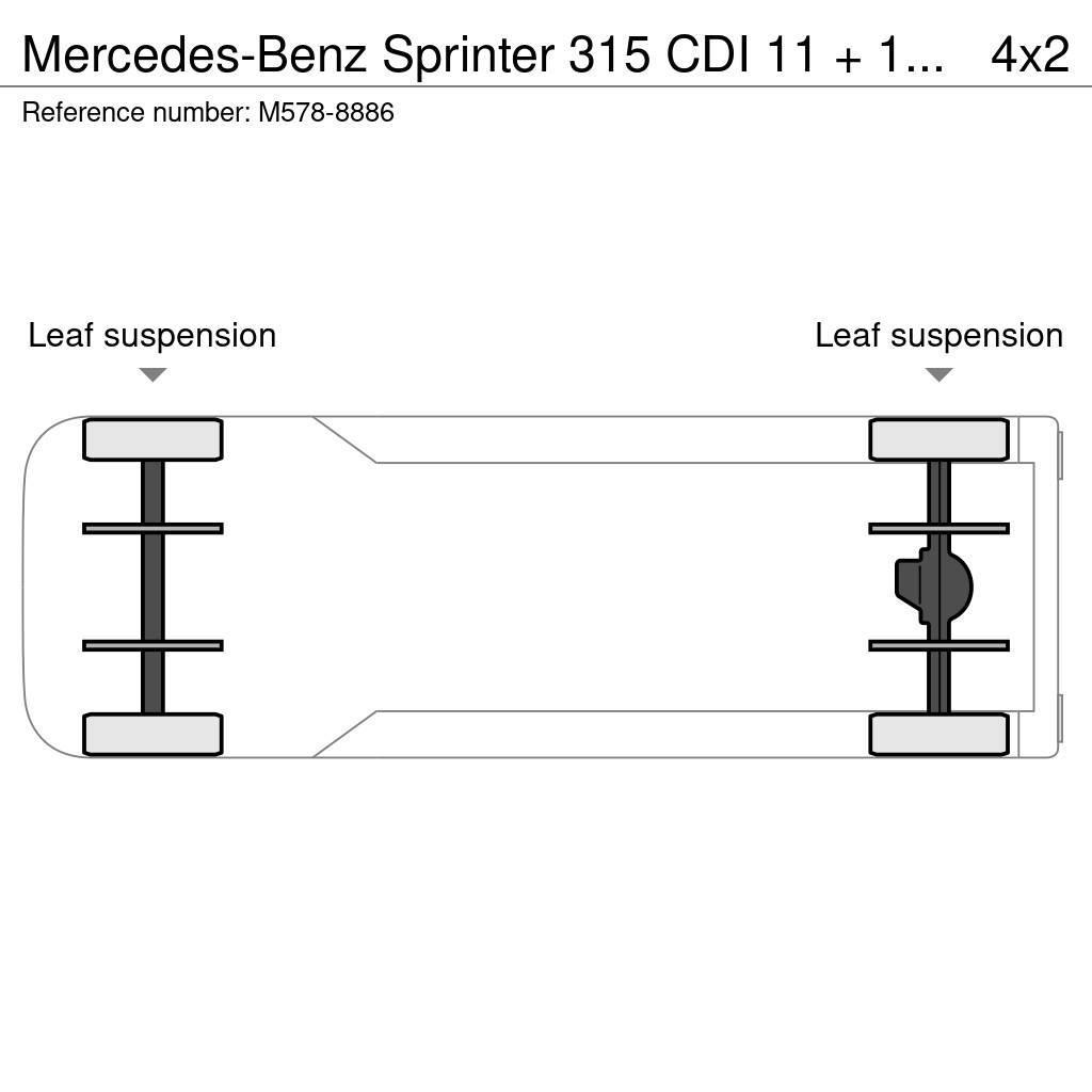 Mercedes-Benz Sprinter 315 CDI 11 + 1 SEATS / LIFT Minibussar