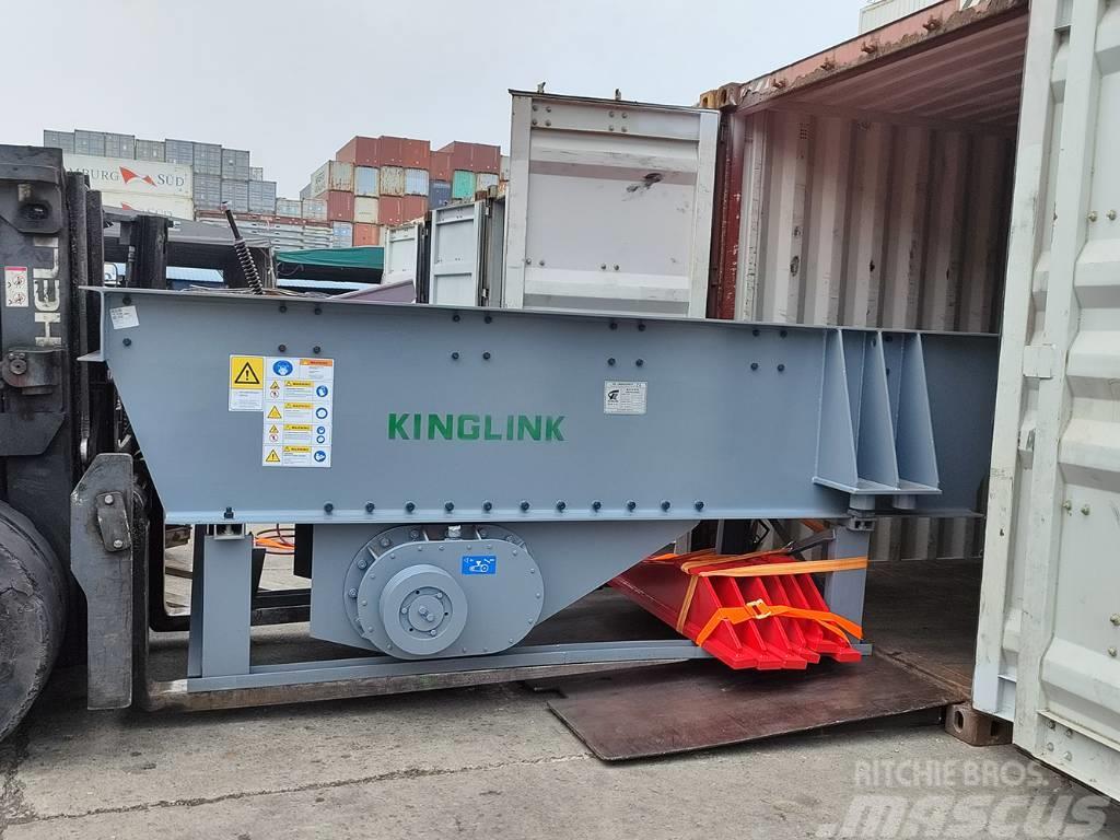 Kinglink ZSW-380x96 Heavy-Duty Vibrating Grizzly Feeder Matare