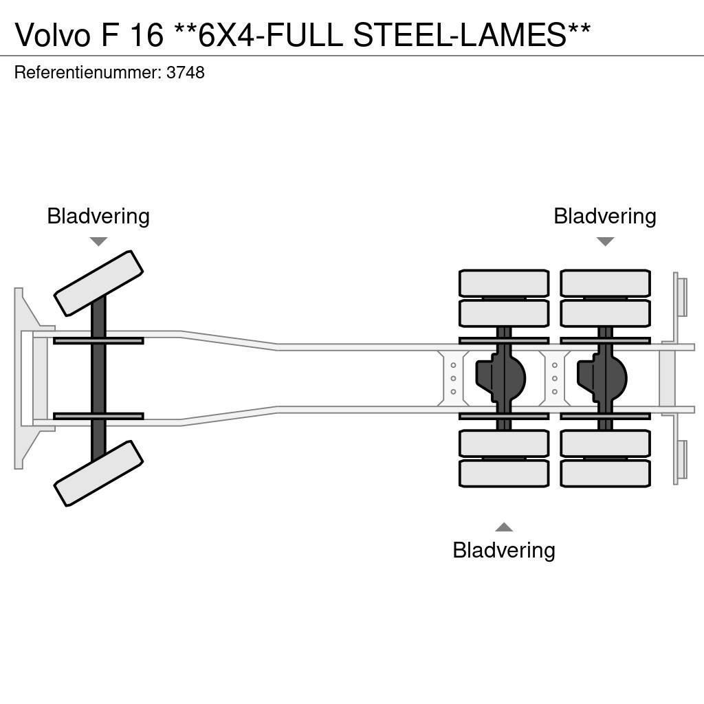 Volvo F 16 **6X4-FULL STEEL-LAMES** Chassier