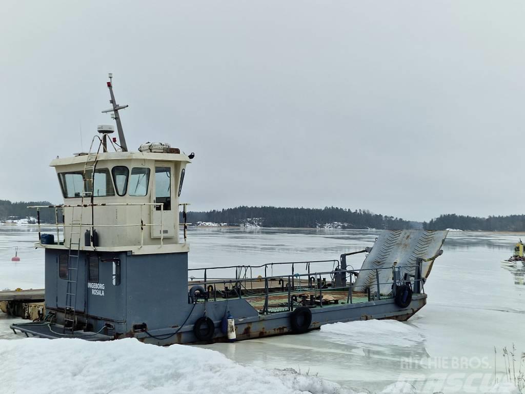  Transport vessel 11,9x4x1m Arbetsbåtar, pråmar och pontoner