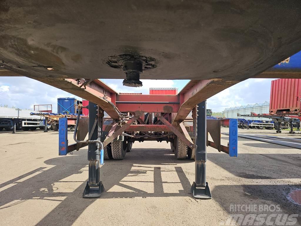 Köhler Elmshorn 20 ft container chassis  steel springs do Containertrailer