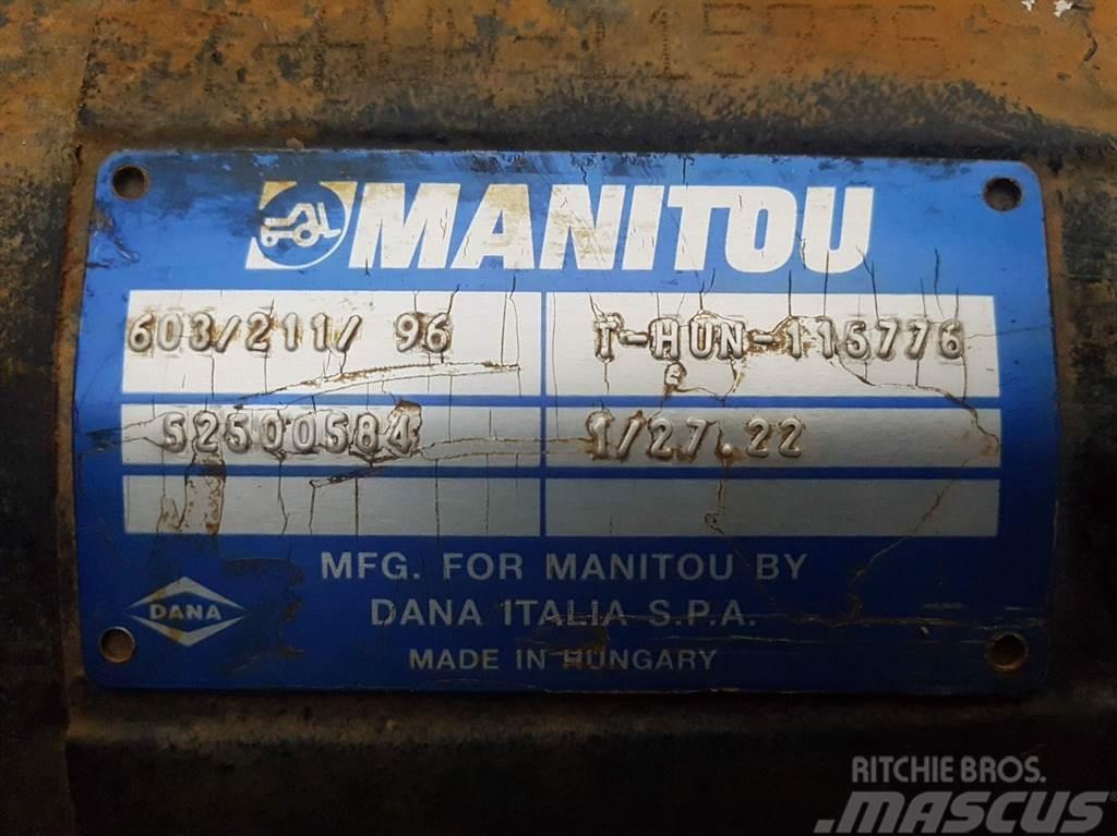 Manitou MLT625-52500584-Spicer Dana 603/211/96-Axle/Achse Hjulaxlar