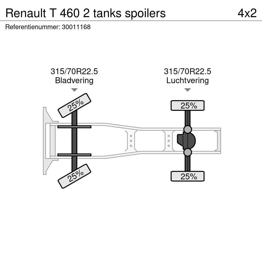 Renault T 460 2 tanks spoilers Dragbilar