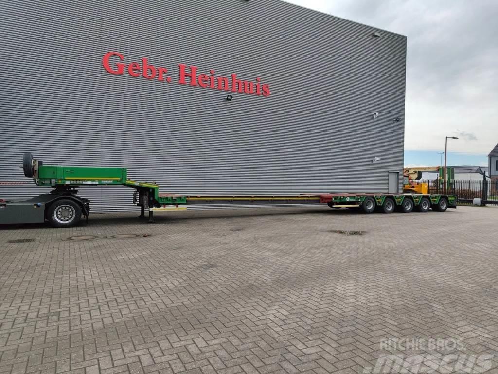 Goldhofer MPA 5A 7 Meter Extandable Powersteering Liftaxle 1 Låg lastande semi trailer