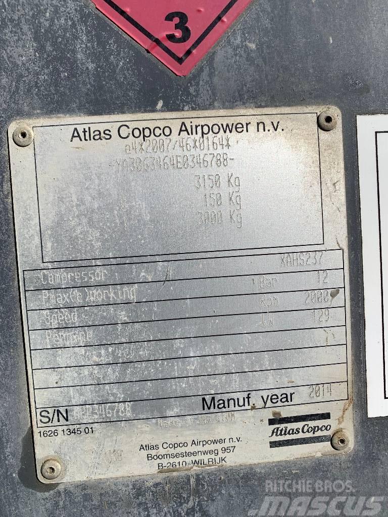 Atlas Copco XAHS 237 Kompressorer