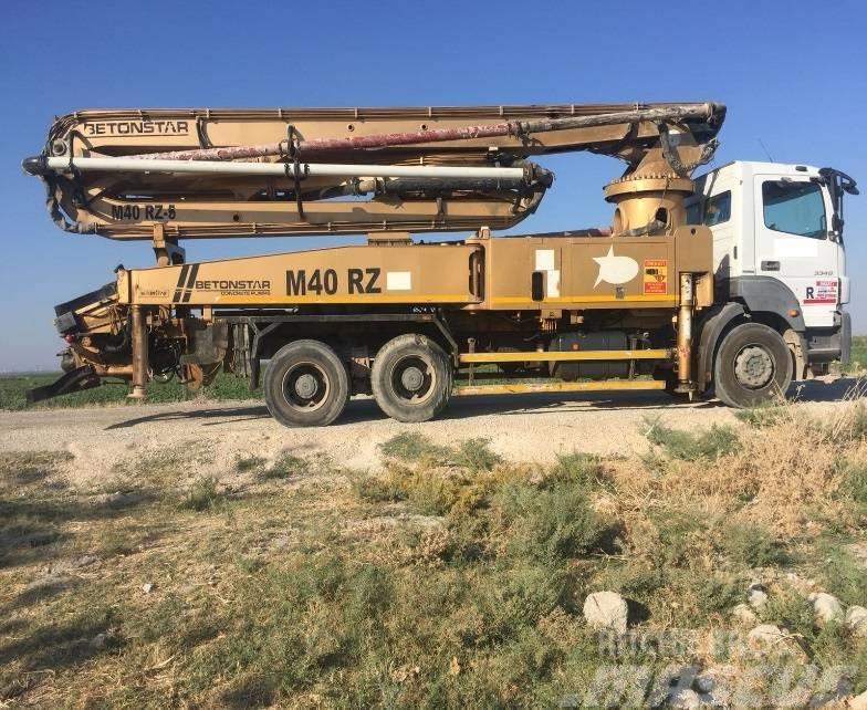 Betonstar 40M-5RZ Lastbilar med betongpump
