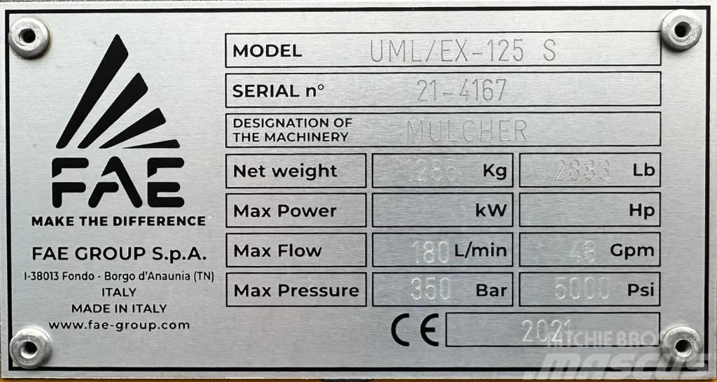 FAE UML/EX/VT 125 SONIC Övriga skogsmaskiner