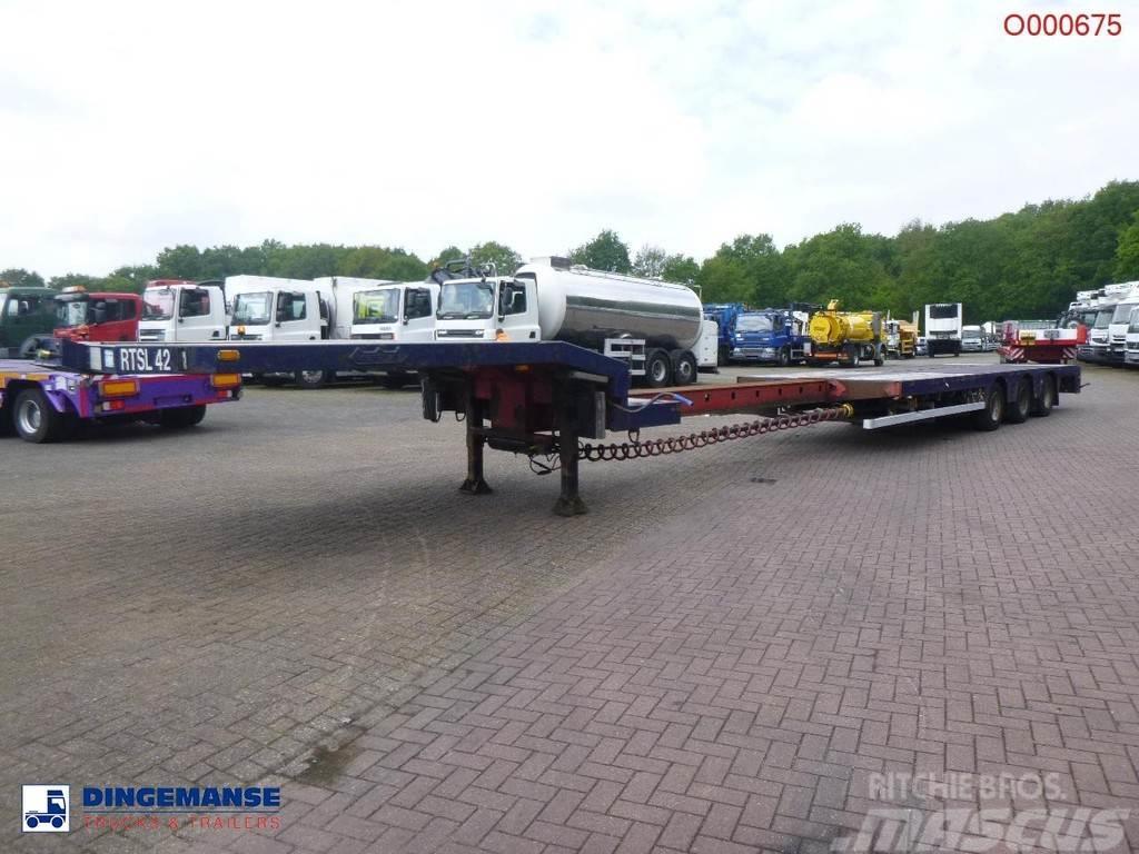 Nooteboom 3-axle semi-lowbed trailer OSDS-48-03V / ext. 15 m Låg lastande semi trailer