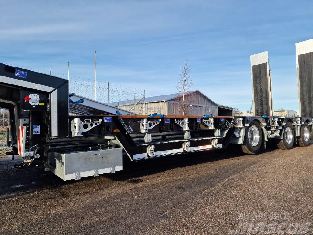 Humbaur HTS30  flatbed semi-trailer Låg lastande semi trailer