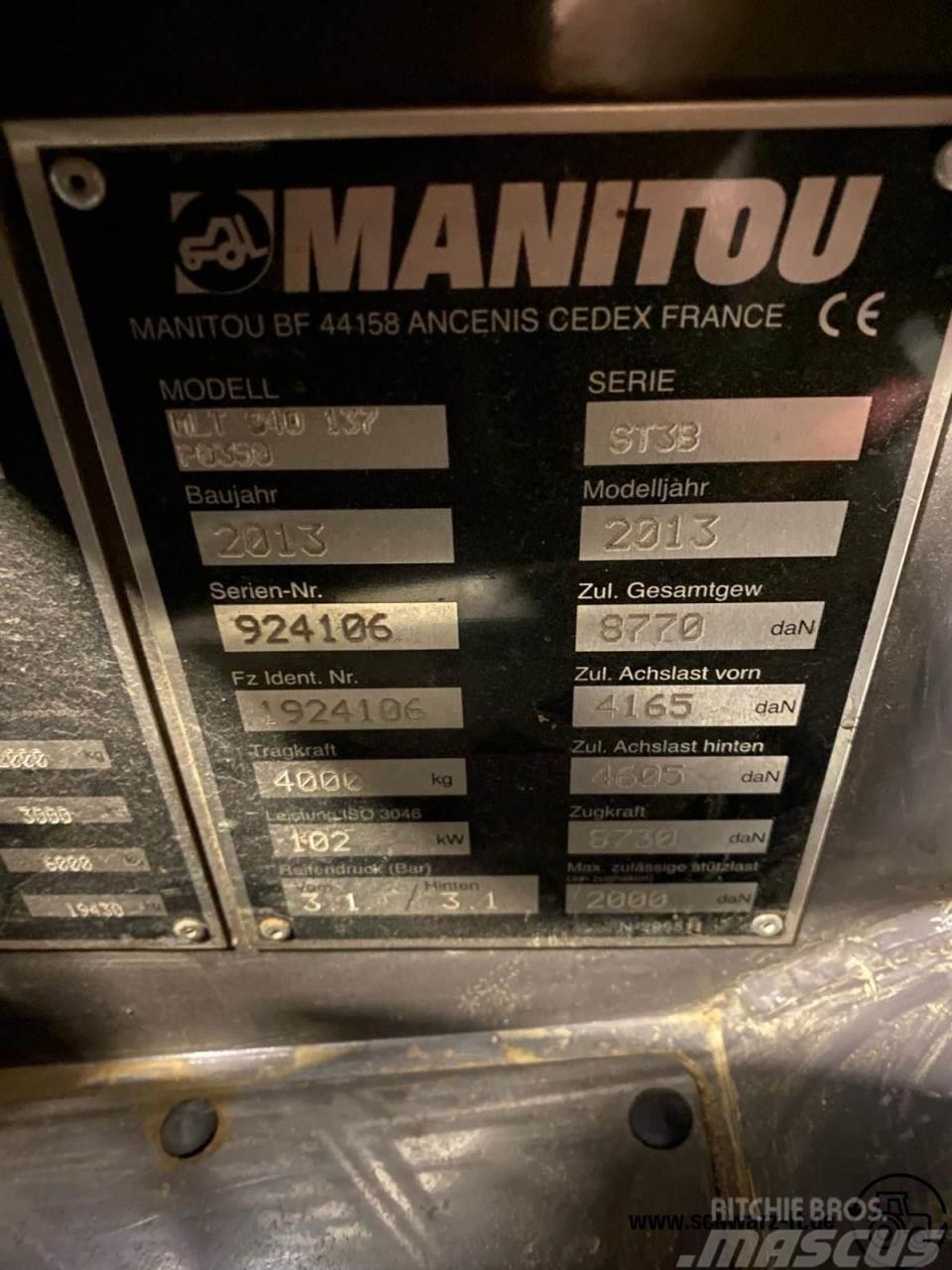 Manitou MLT 840-137 *neue Reifen* Teleskop bomliftar