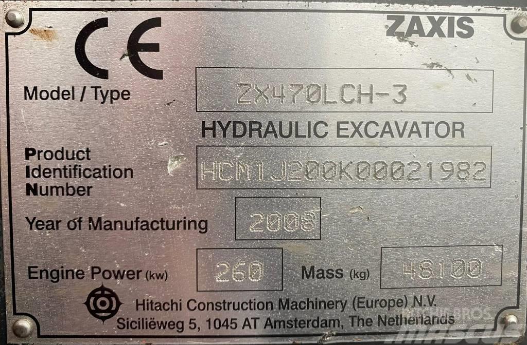 Hitachi ZX 470 LC H-3 Bandgrävare