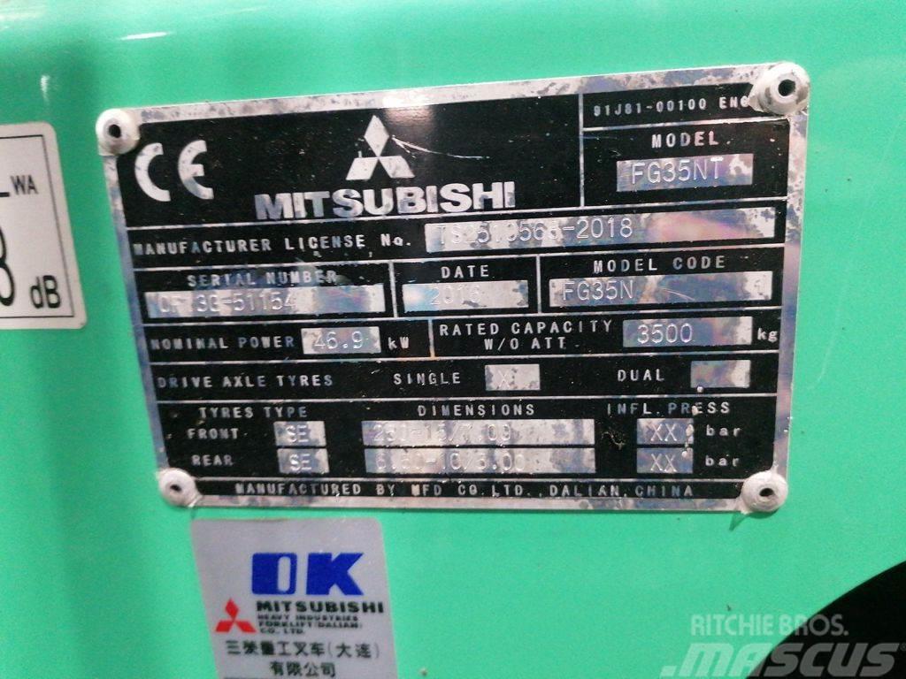 Mitsubishi FG35NT Gasolmotviktstruckar