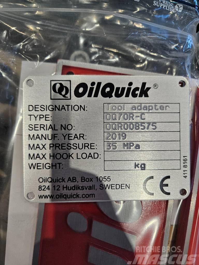 OilQuick OQ70R-C Redskapsfäste/ adaptrar