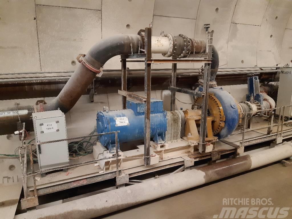  Slurry pump set / Pompe marinage Warman Vattenpumpar