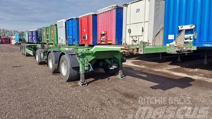  JTF TRAILERS 3A43T20-40 | 6 axle lzv combi 20 and Containertrailer