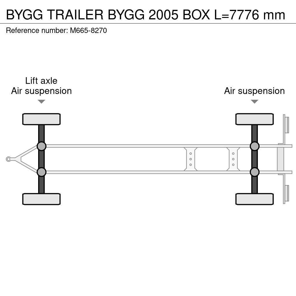  Bygg TRAILER BYGG 2005 BOX L=7776 mm Skåpsläp