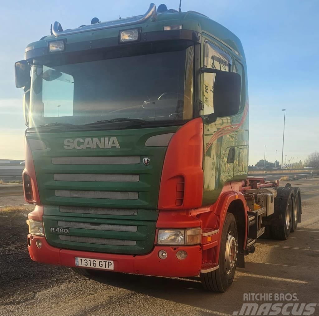 Scania R 480 Lastväxlare med kabellift