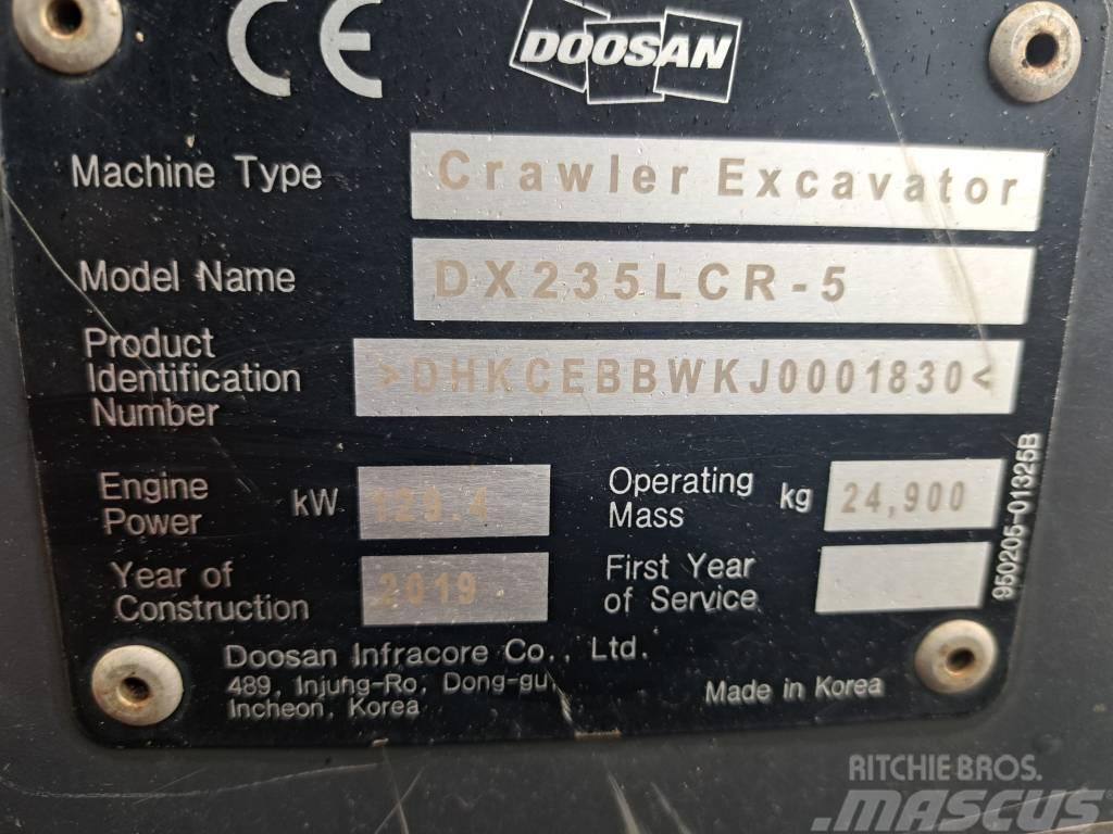 Doosan DX 235 LCR-5 Bandgrävare
