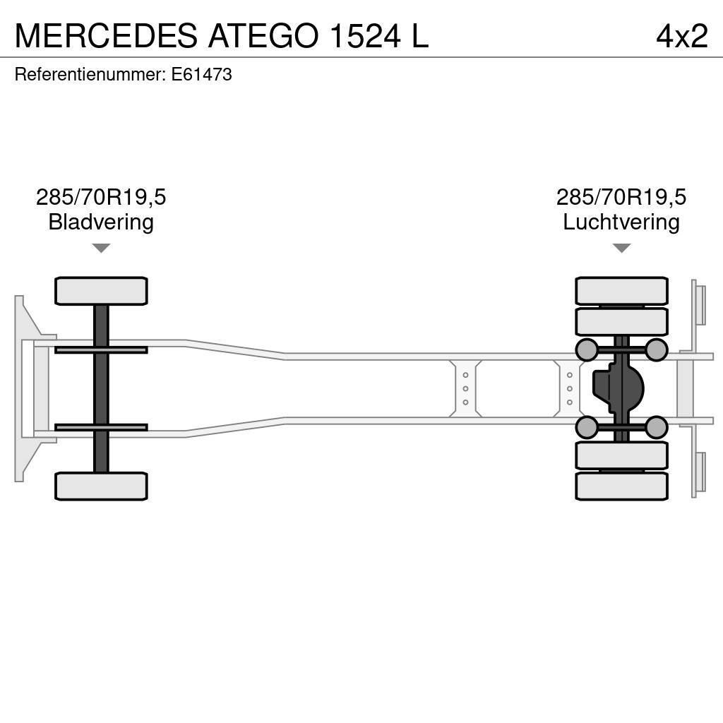 Mercedes-Benz ATEGO 1524 L Skåpbilar Kyl/Frys/Värme